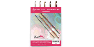 KnitPro Symfonie Wood Double Ended Crochet Hook Set
