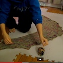 How to Block a Crescent Shawl
