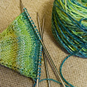 Casting on Water Sprite socks