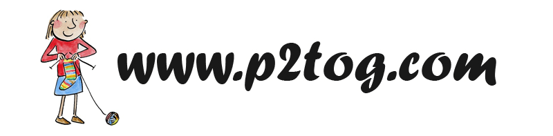 p2tog masthead image - pearl knitting