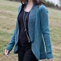 Pacific Brioche Collar Cardigan by Vera Sanon
